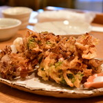 赤まんま - ホタルイカかきあげ@550円