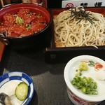 湯桶庵 - ざるそばと鉄火丼(並)