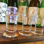 Nihonshu Hotaru - 大好評!!おまかせ３種飲み比べセット\880!!