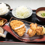 Akane Noujou - ロースカツ＆鶏唐揚定食