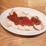 ビストロ・クレアンテ・トウキョウ - 蒸し鶏のサルサソース