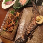 かつらぎ浜料理店 - 深海魚とハモの唐揚げ