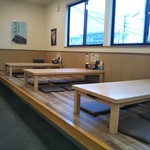 釜揚げうどん岡じま - 小上がり席(2019年5月1日撮影)