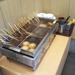 釜揚げうどん岡じま - おでん鍋(2019年5月1日撮影)