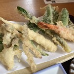 うどん山菜 塩屋 - 山菜天ぷら