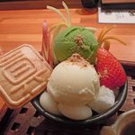 北斎茶房 - 北斎冬あんみつ