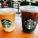 スターバックス・コーヒー - グランデアイスコールドブリューコーヒー／トール　エスプレッソ アフォガード フラペチーノ