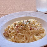食彩ダイニング PINO - パスタランチのカルボナーラ