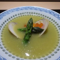 うなぎ時任 - アスパラのすり流し