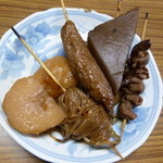 いもヘー - おでん、いろいろ。(50～60円)