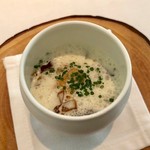 ラ クレリエール - 2019.5.  ウニとういきょうの冷たいスープ