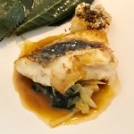 ラ クレリエール - 2019.5.  オコゼのムニエル ソースアルベール