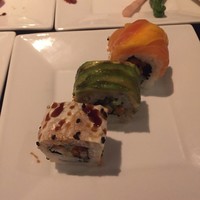 銀座あしべ - 3種のロール寿司は美味かった