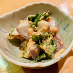 酒肴晴 - 吸盤の酒盗和え