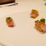 カンテサンス - サクサクのクッキーと金目鯛