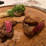 カンテサンス - 鳩とアーティチョークのフリット