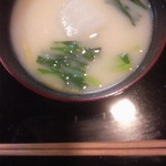 旬味 節 - 白味噌汁