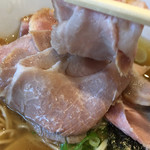 荒町商店中華そば ふじやま - レアチャーシューアップ