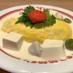 ポムの樹 - 豆腐と明太子の豆乳オムライス Sサイズ 1180円
            （期間限定）