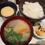 典 - 豚汁、魚飯、山芋、香の物