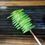 串焼き 巴 - 金針菜も100円だぁ〜