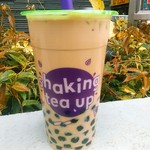 チャタイム - ラージのミルクティーにタピオカトリプルトッピングで５００円＋１１０円＝６１０円(税込)