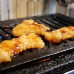 生ホルモン処 おさむちゃん。 - 内側を確り、焦げ付かない様、育てます