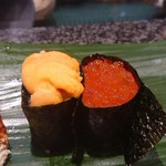 千石寿司 - うに、いくら