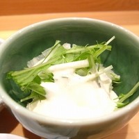 尾崎幸隆 - 水菜とセロリのクリーム和え