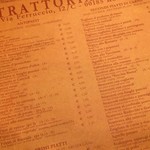 trattoria vecchia roma - Menu ①