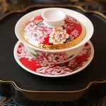 花咲み荼 - バラ茶はこちらでお飲みいただきます。