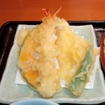 天丼てんや - 冷やし天ぷらそば　￥720