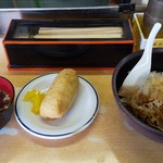 大一そば - おろしそば お稲荷さん スープ