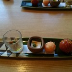 魚菜 由良 - 前菜4種