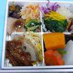 ブラウンライスデリオモテ - 二段重　しっかり弁当　おかず