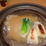 達 菊うら - フカヒレとスッポンの土鍋仕立て