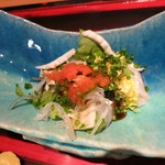 達 菊うら - 河豚の薄切りポンズ仕立て