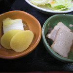 喜楽亭 - 喜楽亭　お新香＆小鉢