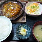 蘭奈 - チーズハンバーグ定食