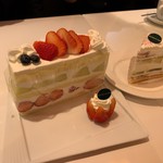 フォーシーズンズカフェ - プチ贅沢セット　ジャンボショートケーキ