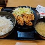 吉野家 - から揚げ定食