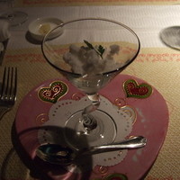 シャトー文雅 - 食事中の箸休めとしてメイン料理の前のシャーベット
