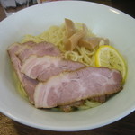 らー麺 塩や - 大盛り：柚子塩つけ麺（Ｈ２３．１２）