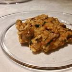 リストランテ サクラ - ほろほろ鳥とゴボウのリゾット