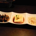 くるみ屋dining - 定食には前菜３種が付きます