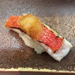 すし匠 - 金目鯛炙り 握り