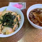 東山ガーデン - 玉子丼ときしめん小　￥750