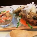 マクロビオティックカフェ　日月 - 旬野菜のベジバーガー