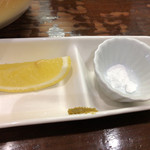 らあめん サンド - 薬味で味がどんどん変わって感動します！