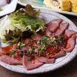 Sushi Izakaya Mangetsu - ｺｰｽ:牛タタキ